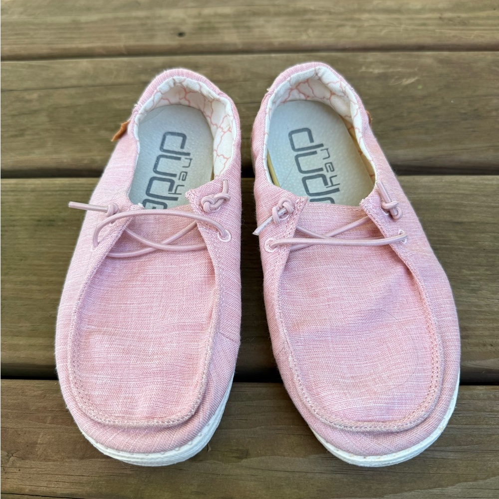 Hey Dude Pink Kids Sneakers